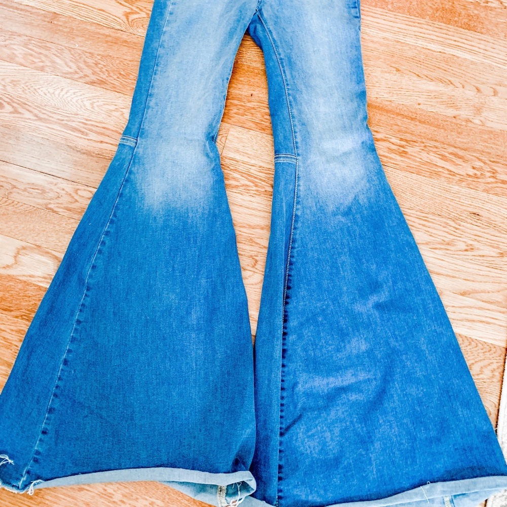 Free people high rise flare jeans